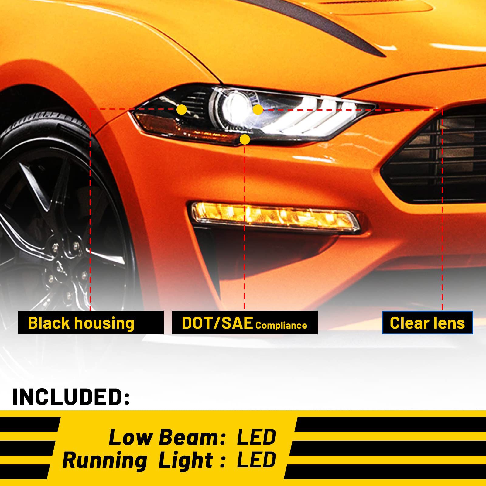 FORD MUSTANG HEADLIGHT